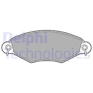 Set placute frana,frana disc punte fata (LP1617 DELPHI) Citroen,KIA,PEUGEOT
