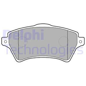 Set placute frana,frana disc punte fata (LP1652 DELPHI) LAND ROVER