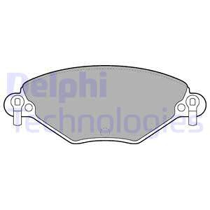 Set placute frana,frana disc punte fata (LP1654 DELPHI) Citroen