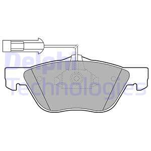Set placute frana,frana disc punte fata (LP1686 DELPHI) ALFA ROMEO,FIAT