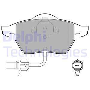 Set placute frana,frana disc punte fata (LP1706 DELPHI) AUDI,FORD,SEAT,VW