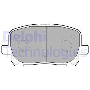 Set placute frana,frana disc punte fata (LP1711 DELPHI) TOYOTA