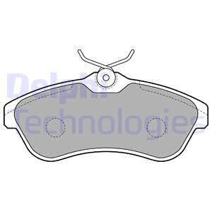 Set placute frana,frana disc punte fata (LP1715 DELPHI) Citroen