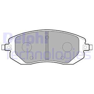Set placute frana,frana disc punte fata (LP1718 DELPHI) SUBARU,TOYOTA