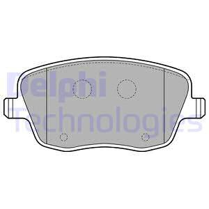 Set placute frana,frana disc punte fata (LP1728 DELPHI) SEAT,SKODA,VW