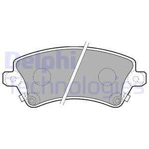 Set placute frana,frana disc punte fata (LP1737 DELPHI) TOYOTA