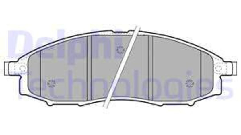 Set placute frana,frana disc punte fata (LP1772 DELPHI) DONGFENG (DFAC),NISSAN,NISSAN (ZHENGZHOU)