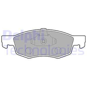 Set placute frana,frana disc punte fata (LP1796 DELPHI) FIAT