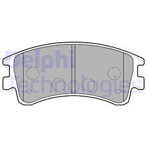 Set placute frana,frana disc punte fata (LP1799 DELPHI) MAZDA,ROVER