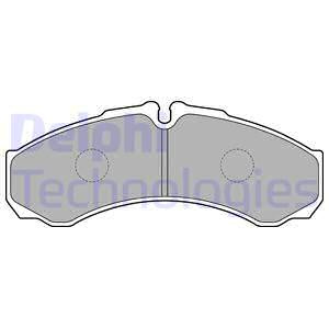 Set placute frana,frana disc punte fata (LP1802 DELPHI) IVECO