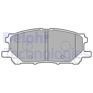 Set placute frana,frana disc punte fata (LP1823 DELPHI) LEXUS,TOYOTA