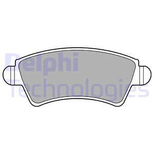 Set placute frana,frana disc punte fata (LP1846 DELPHI) Citroen,PEUGEOT