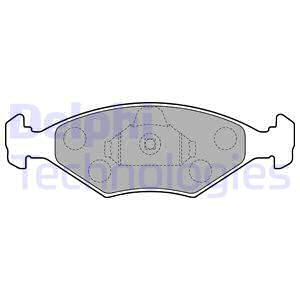 Set placute frana,frana disc punte fata (LP1854 DELPHI) FIAT