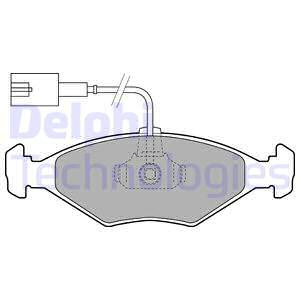 Set placute frana,frana disc punte fata (LP1855 DELPHI) FIAT,LANCIA