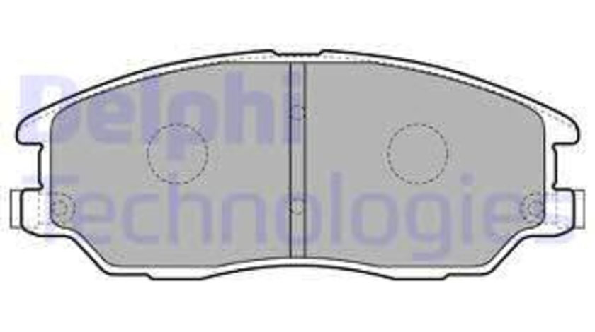 Set placute frana,frana disc punte fata (LP1857 DELPHI) HYUNDAI,KIA,KIA (DYK),SSANGYONG