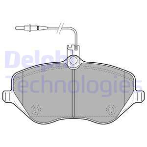 Set placute frana,frana disc punte fata (LP1891 DELPHI) Citroen,PEUGEOT
