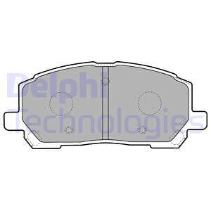 Set placute frana,frana disc punte fata (LP1908 DELPHI) LEXUS,TOYOTA