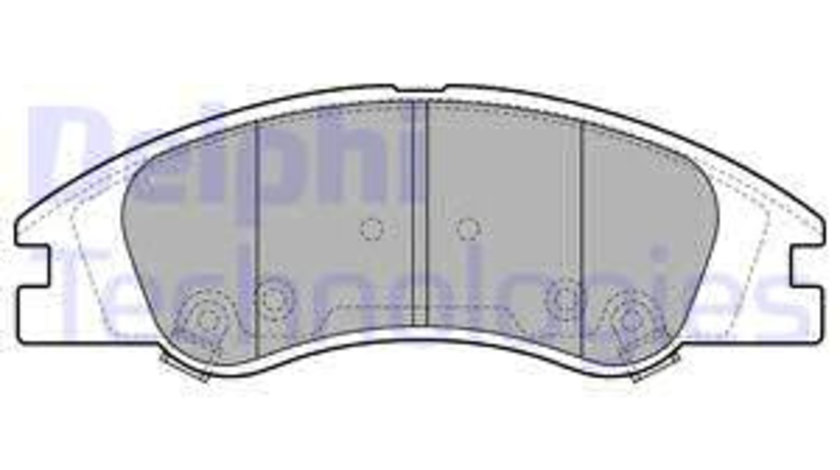 Set placute frana,frana disc punte fata (LP1932 DELPHI) KIA,KIA (DYK)