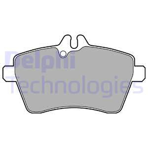 Set placute frana,frana disc punte fata (LP1948 DELPHI) MERCEDES-BENZ