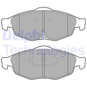 Set placute frana,frana disc punte fata (LP1963 DELPHI) CHRYSLER