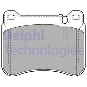 Set placute frana,frana disc punte fata (LP1979 DELPHI) MERCEDES-BENZ