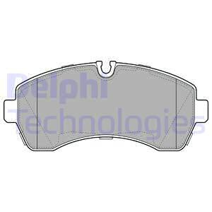 Set placute frana,frana disc punte fata (LP1981 DELPHI) MERCEDES-BENZ,VW
