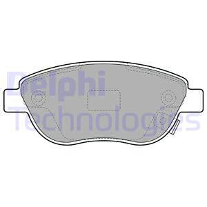Set placute frana,frana disc punte fata (LP1990 DELPHI) OPEL,VAUXHALL