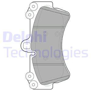 Set placute frana,frana disc punte fata (LP1997 DELPHI) AUDI,PORSCHE,VW