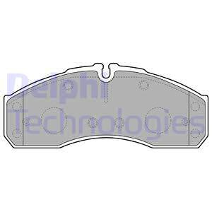 Set placute frana,frana disc punte fata (LP2042 DELPHI) MERCEDES-BENZ