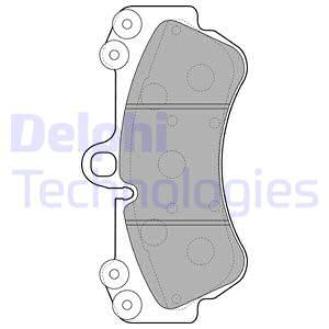 Set placute frana,frana disc punte fata (LP2057 DELPHI) PORSCHE,VW