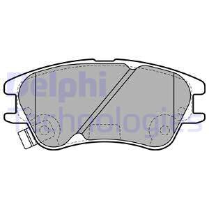 Set placute frana,frana disc punte fata (LP2062 DELPHI) HYUNDAI