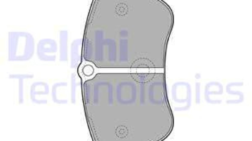 Set placute frana,frana disc punte fata (LP2077 DELPHI) AUDI,AUDI (FAW)