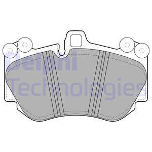 Set placute frana,frana disc punte fata (LP2116 DELPHI) AUDI,PORSCHE,VW