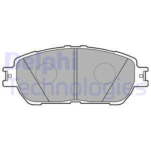 Set placute frana,frana disc punte fata (LP2132 DELPHI) LEXUS,TOYOTA