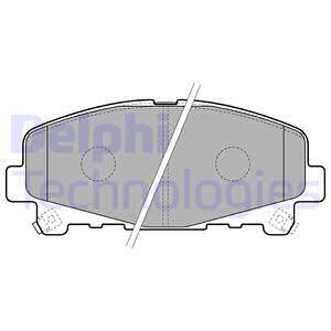 Set placute frana,frana disc punte fata (LP2166 DELPHI) ACURA,HONDA