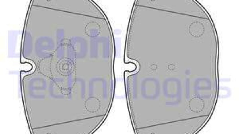 Set placute frana,frana disc punte fata (LP2189 DELPHI) BMW,BMW (BRILLIANCE)