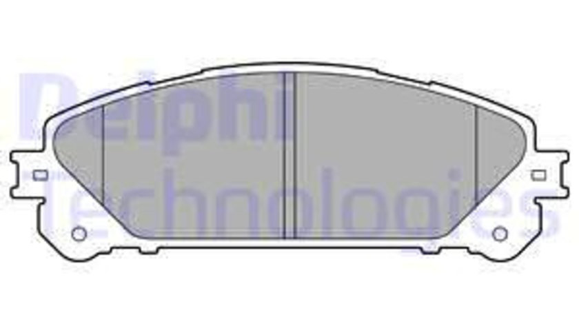 Set placute frana,frana disc punte fata (LP2201 DELPHI) LEXUS,SUZUKI,TOYOTA,TOYOTA (GAC)