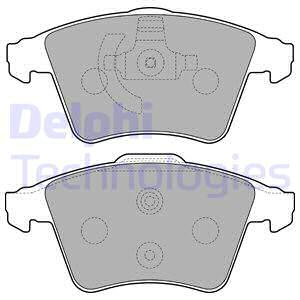 Set placute frana,frana disc punte fata (LP2225 DELPHI) VW