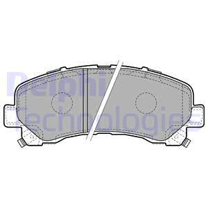 Set placute frana,frana disc punte fata (LP2229 DELPHI) CHEVROLET,ISUZU