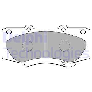 Set placute frana,frana disc punte fata (LP2244 DELPHI) TOYOTA