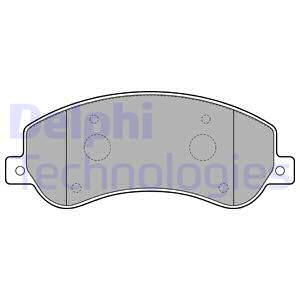 Set placute frana,frana disc punte fata (LP2257 DELPHI) VW