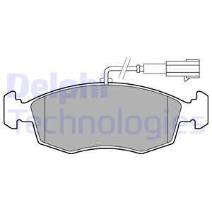 Set placute frana,frana disc punte fata (LP2288 DELPHI) ABARTH,FIAT