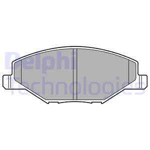 Set placute frana,frana disc punte fata (LP2444 DELPHI) SKODA,VW
