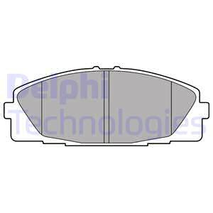 Set placute frana,frana disc punte fata (LP2473 DLP) TOYOTA