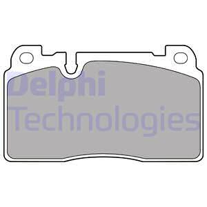Set placute frana,frana disc punte fata (LP2491 DELPHI) AUDI