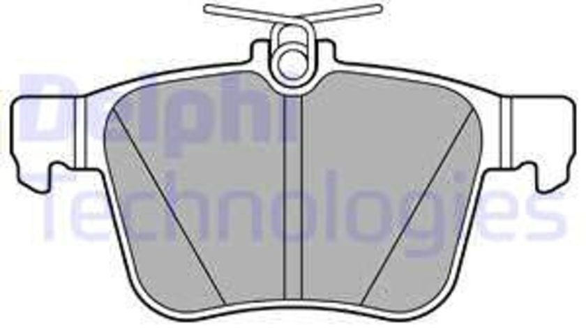 Set placute frana,frana disc punte fata (LP2697 DELPHI) AUDI,AUDI (FAW),CUPRA,MAZDA (CHANGAN),SEAT,SKODA,SKODA (SVW),VW,VW (FAW),VW (SVW)