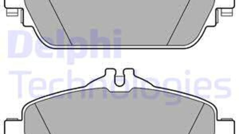 Set placute frana,frana disc punte fata (LP2764 DELPHI) MERCEDES-BENZ,MERCEDES-BENZ (BBDC)