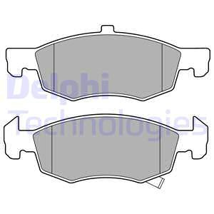 Set placute frana,frana disc punte fata (LP3163 DELPHI) OPEL,VAUXHALL