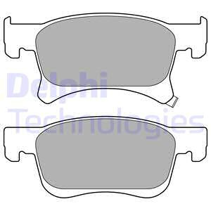 Set placute frana,frana disc punte fata (LP3164 DELPHI) OPEL,VAUXHALL