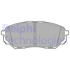 Set placute frana,frana disc punte fata (LP3186 DELPHI) HYUNDAI,KIA